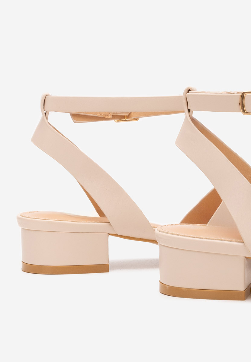 Sandale s petu Briena bež