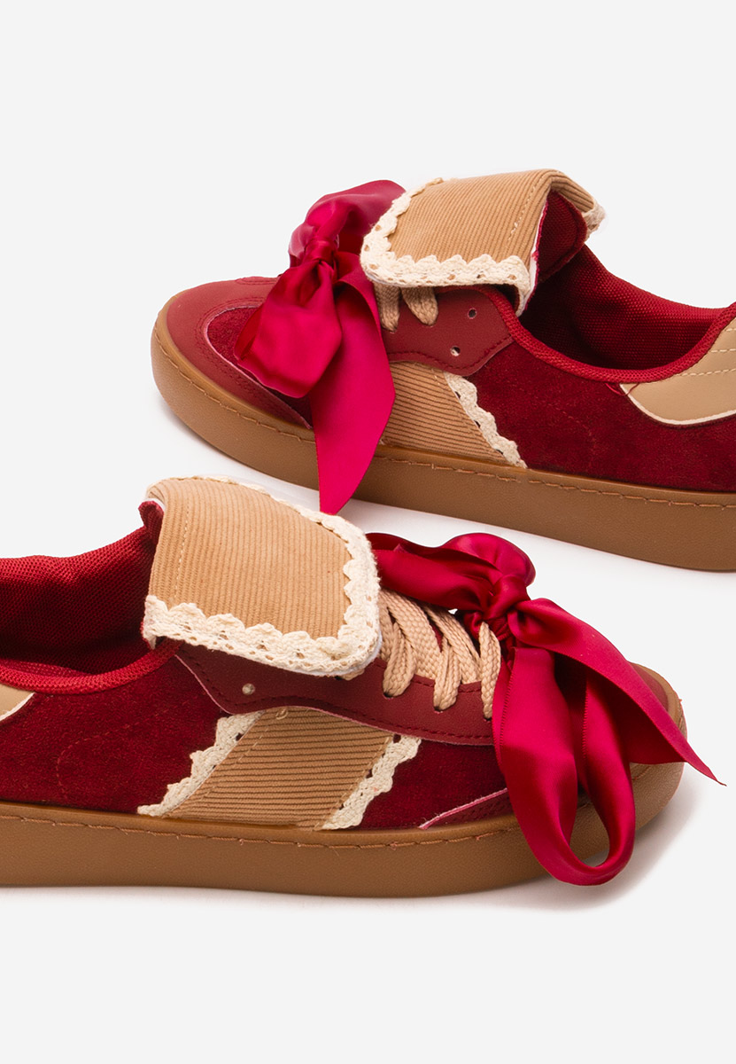 Ženske sneakers Maxima vinsko crvena