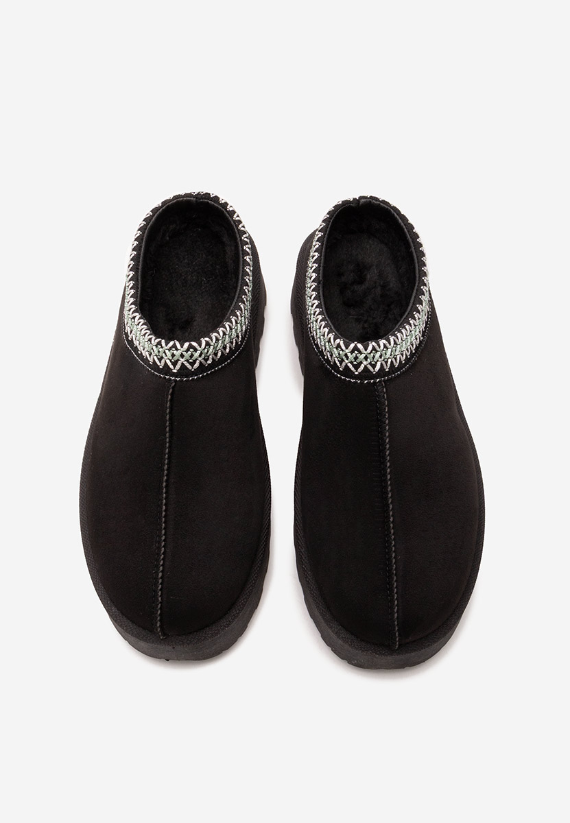 Papuče s platformom Esmie V5 crno