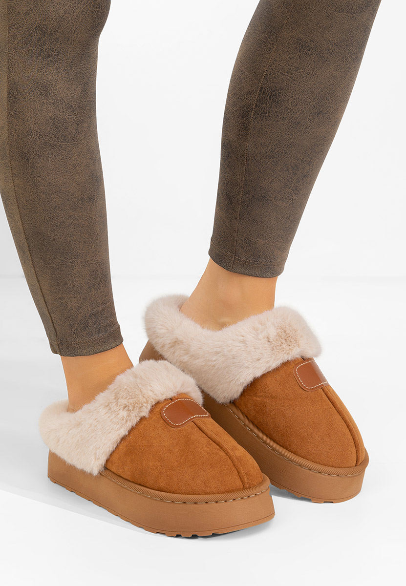 Papuče sa krznom Flufina deva