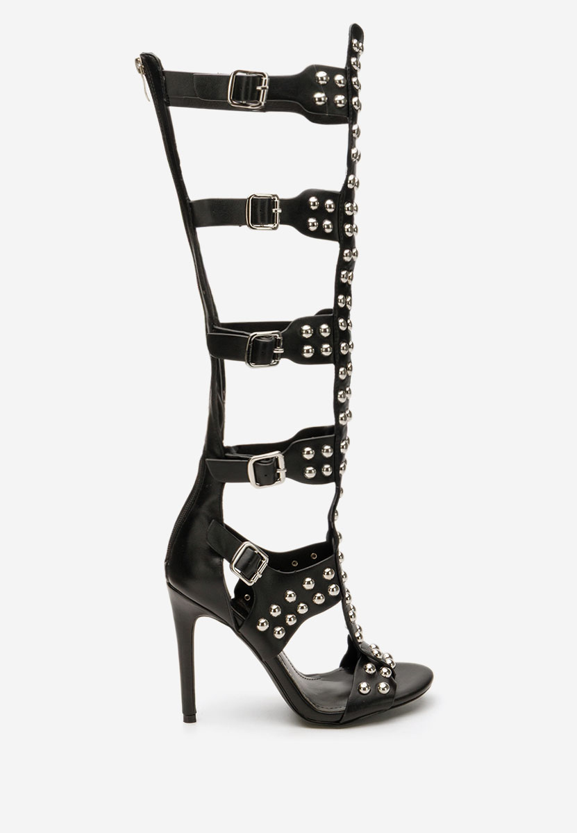 Štikle sandale Clinita crno