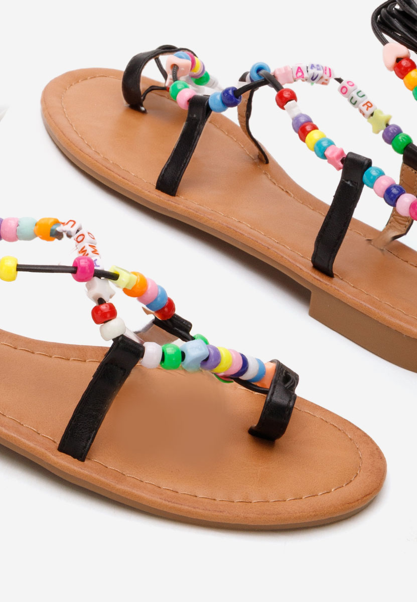 Niske sandale Bertha crno