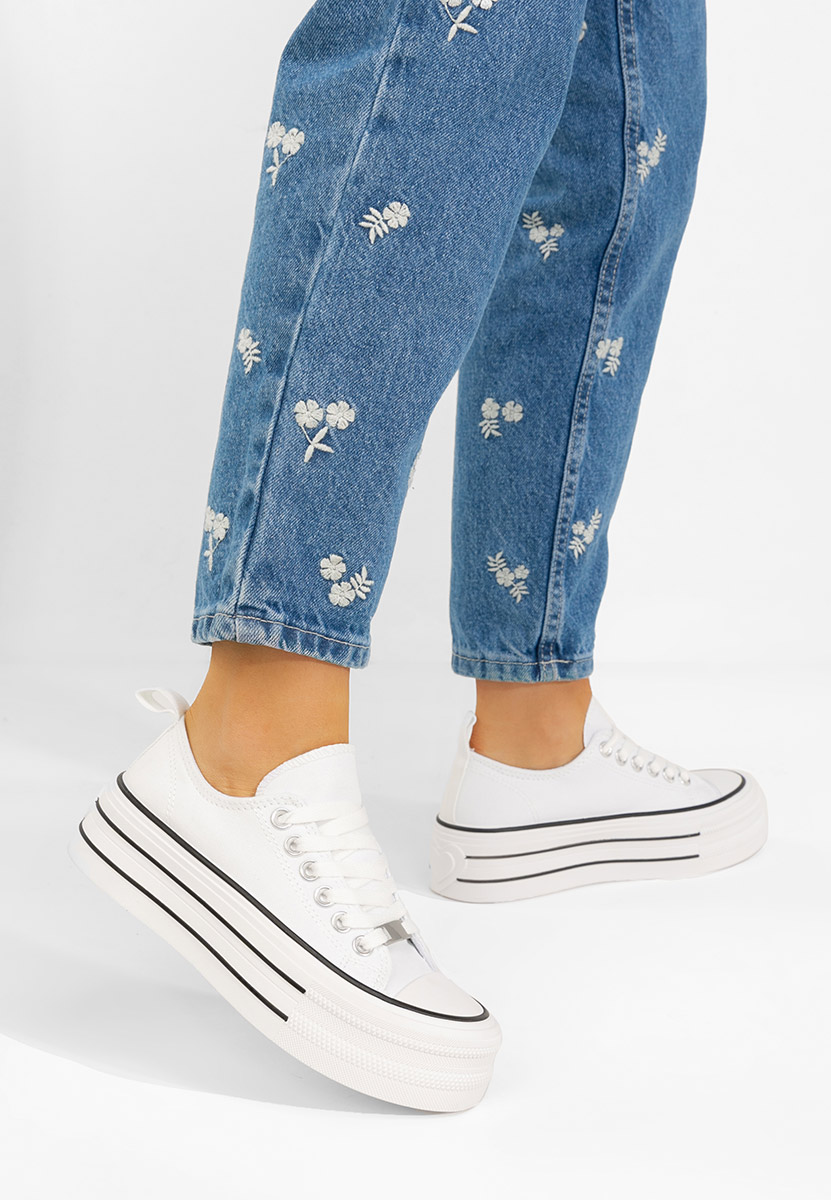 Tenisice s Platformom Kimala bijele