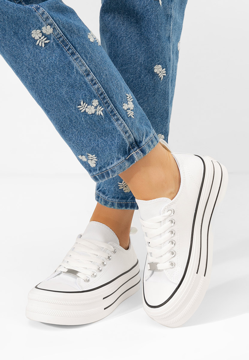 Tenisice s Platformom Kimala bijele