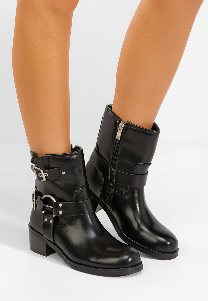 Ženske gležnjače Pamira crno