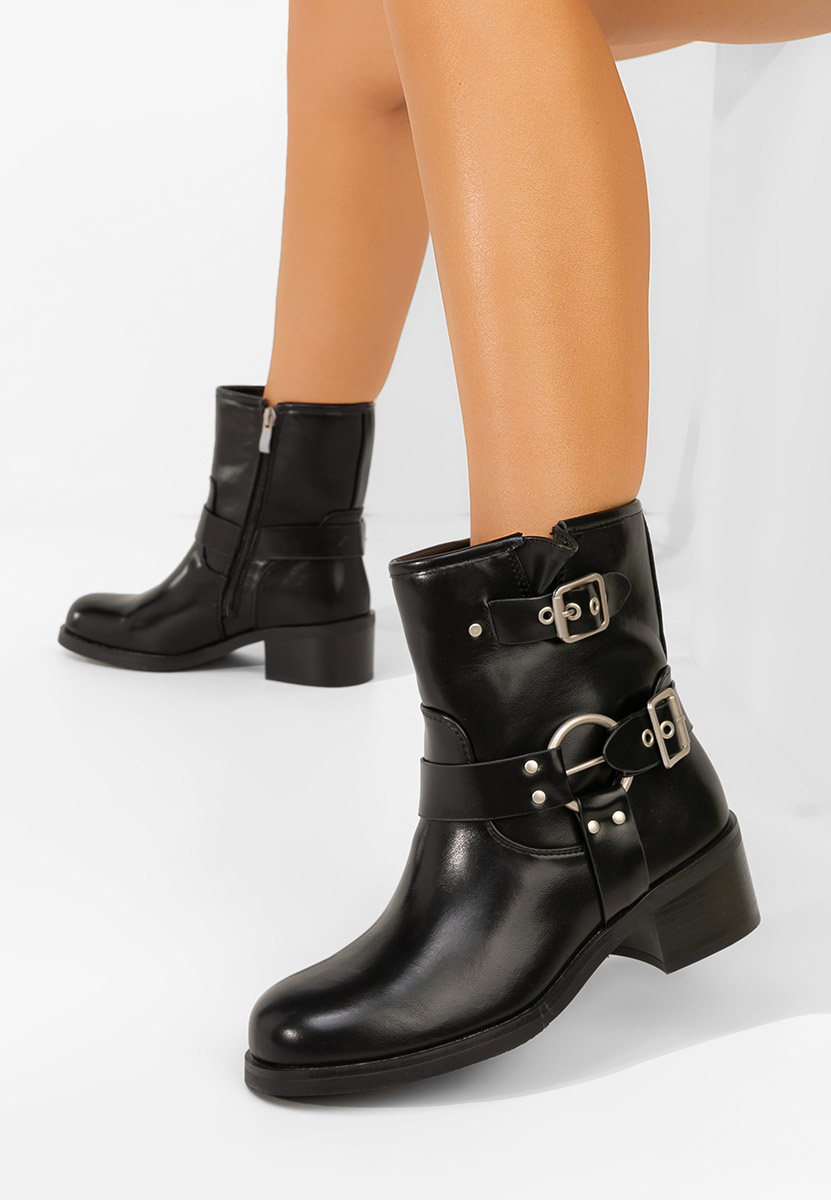 Ženske gležnjače Pamira crno