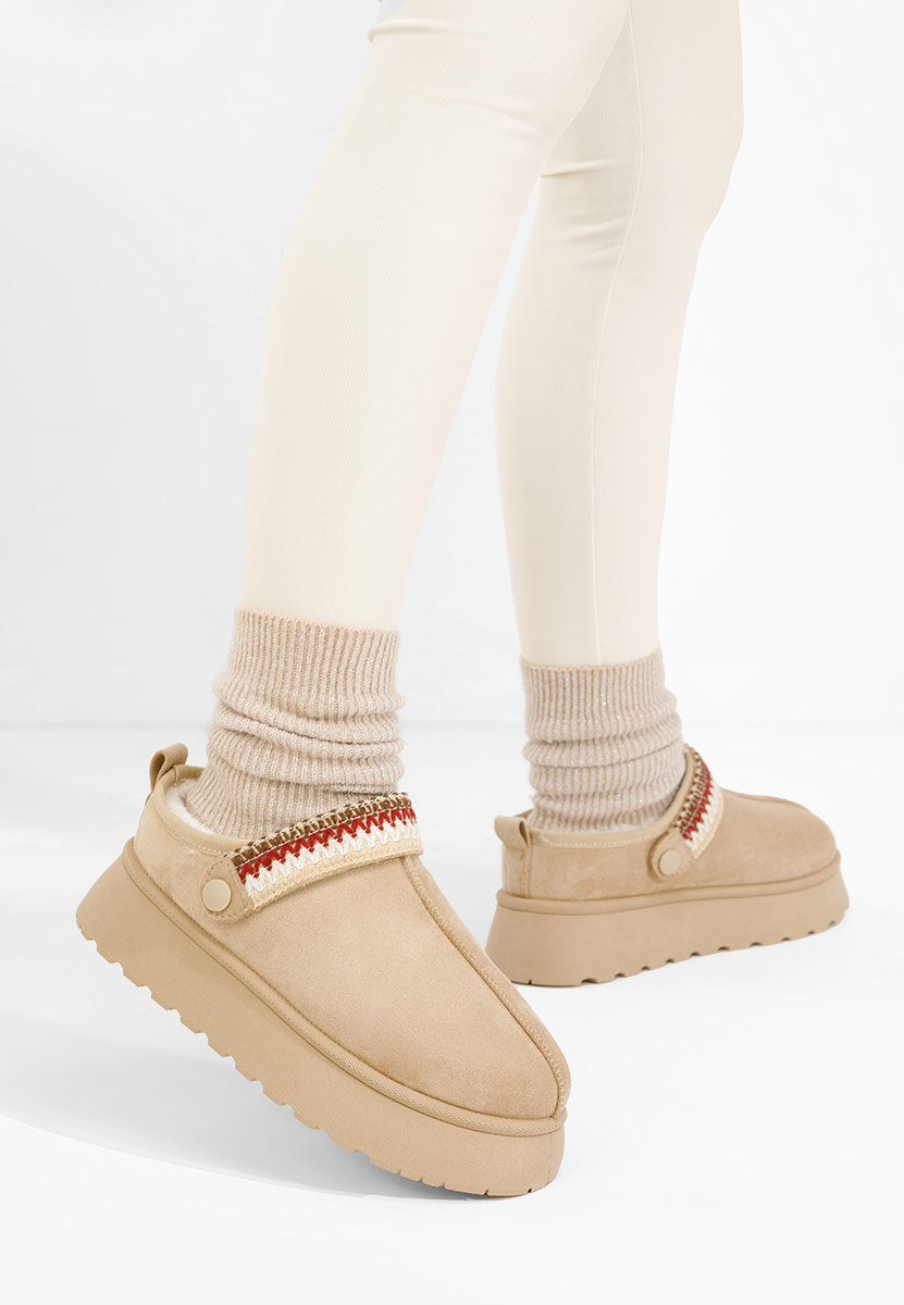 Ženske klompa Frovia bež