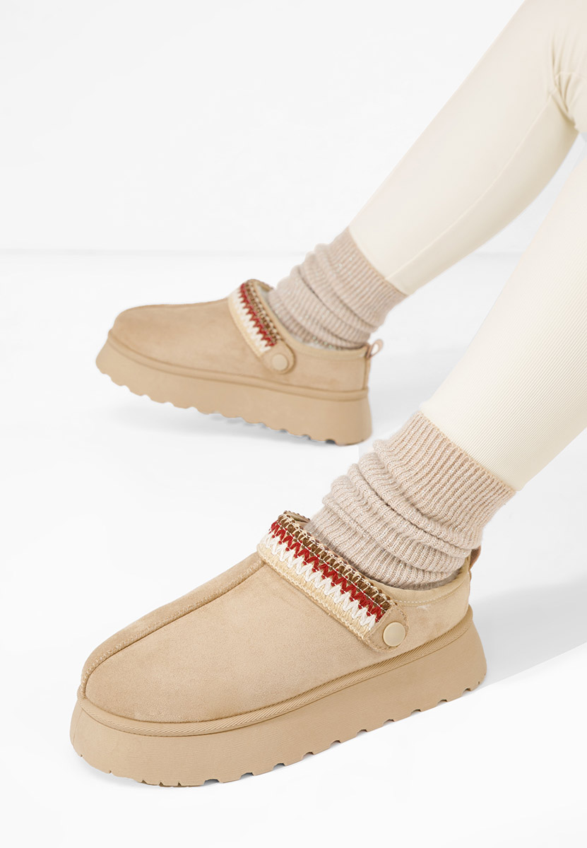 Ženske klompa Frovia bež