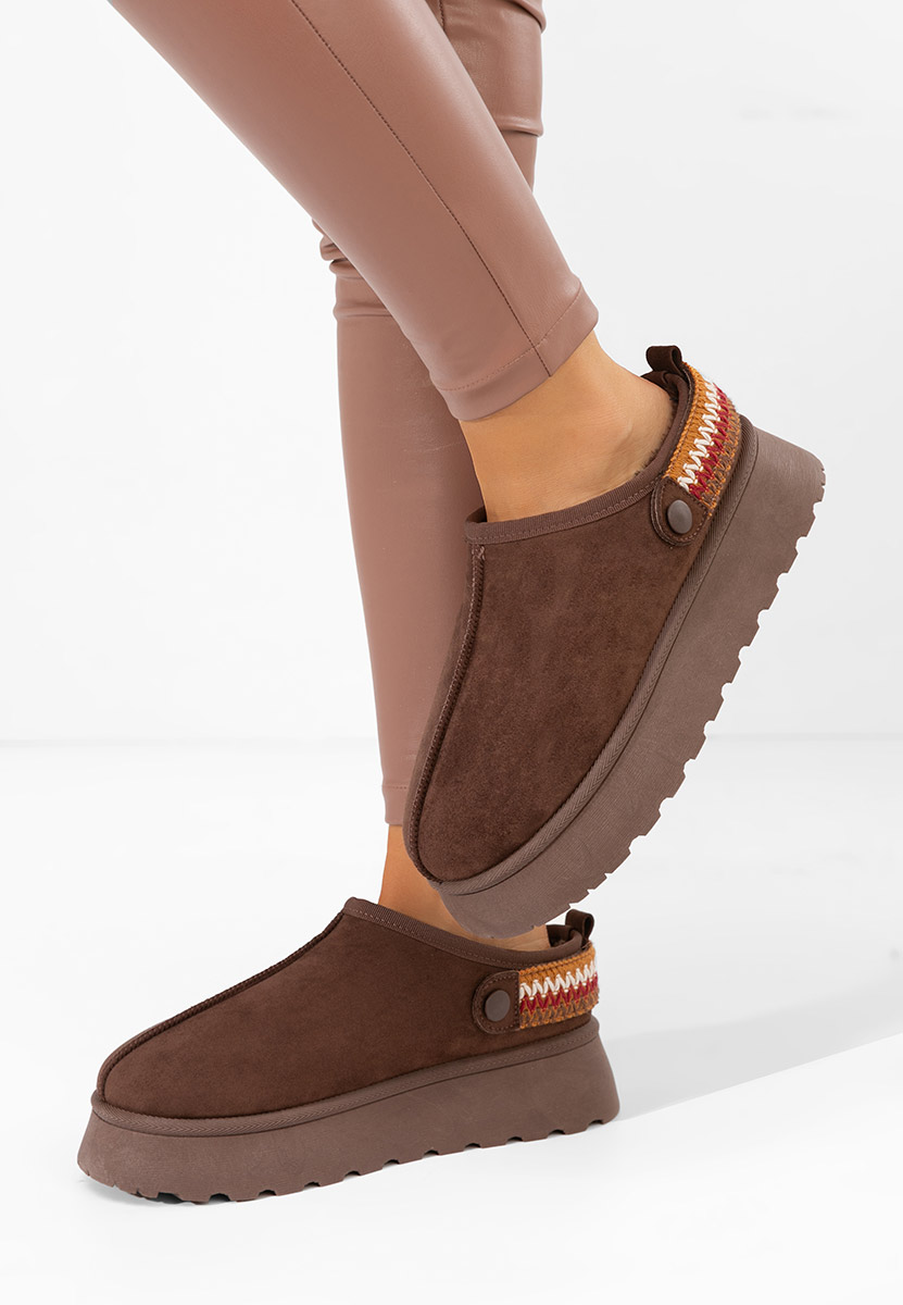 Ženske klompa Frovia braon