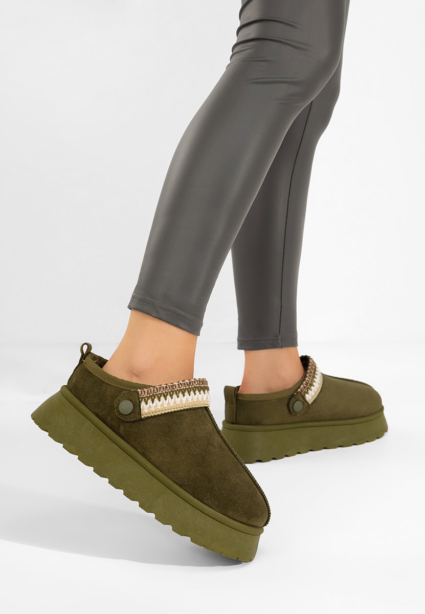 Ženske klompa Frovia zeleno