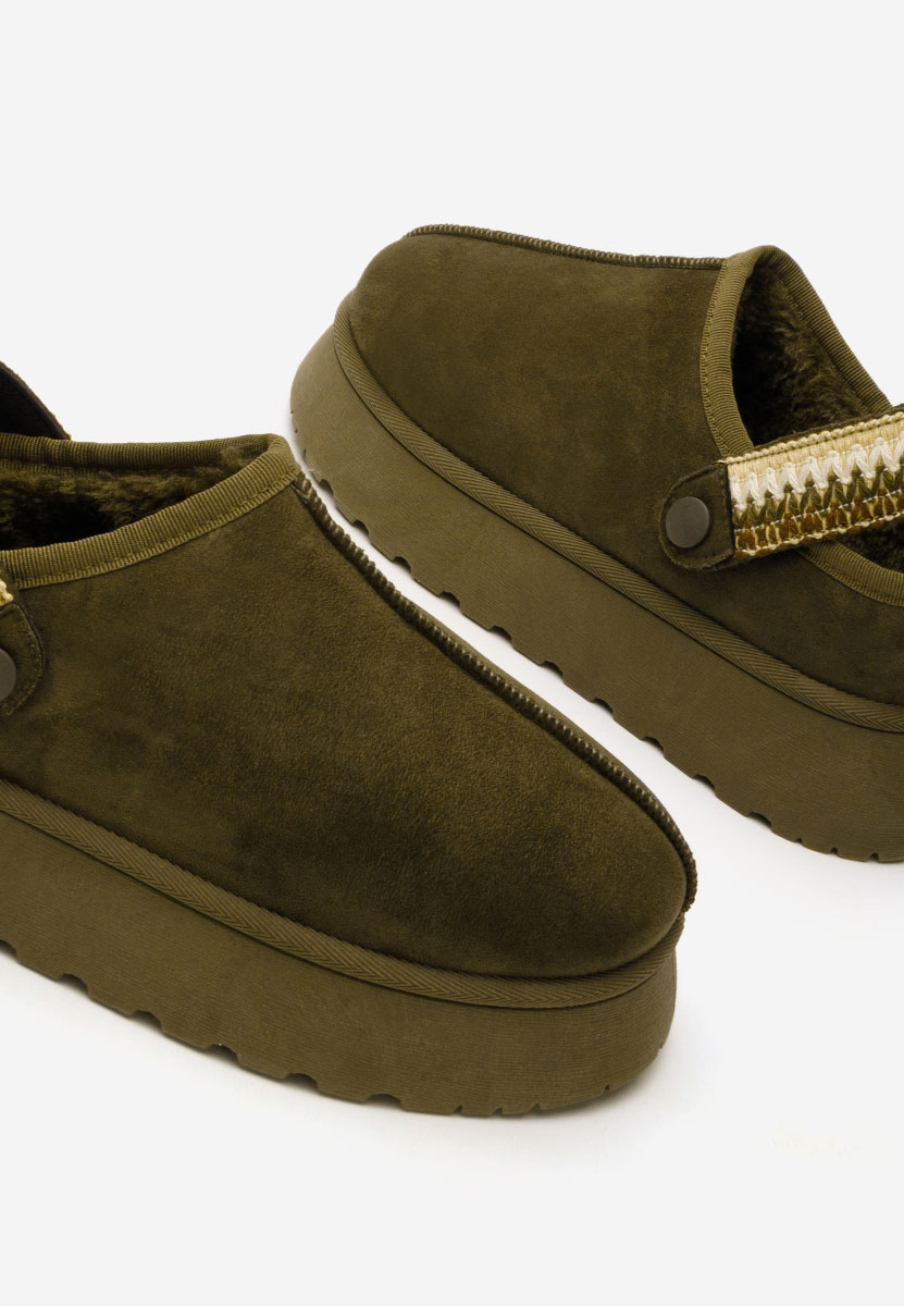 Ženske klompa Frovia zeleno