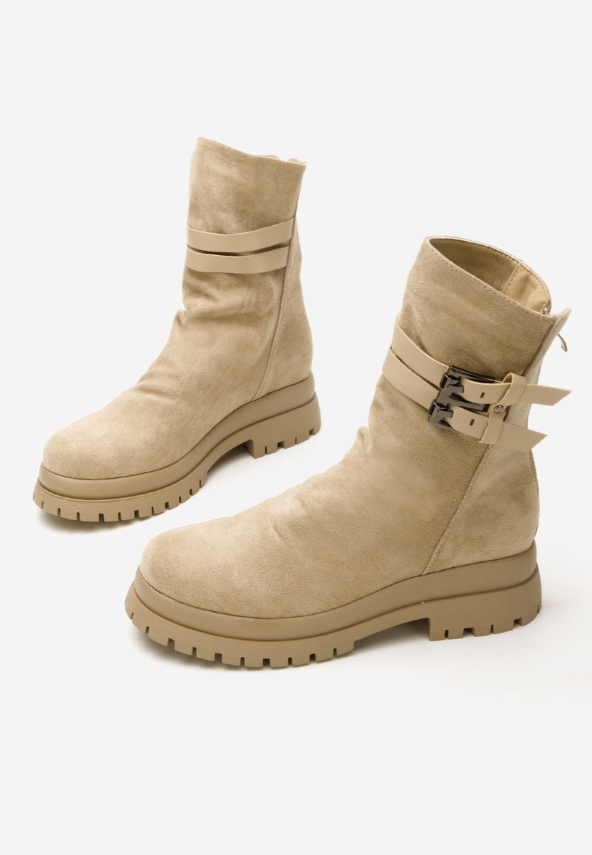 Ženske čizme Semika kaki