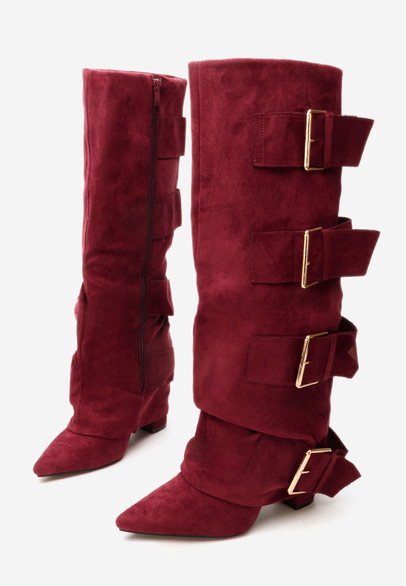 Čizmice na blok petu Jefery granat