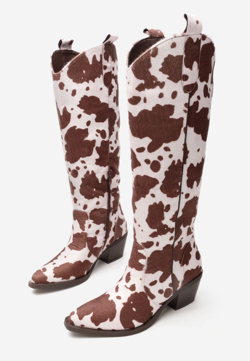 Čizmice na blok petu Ariah braon