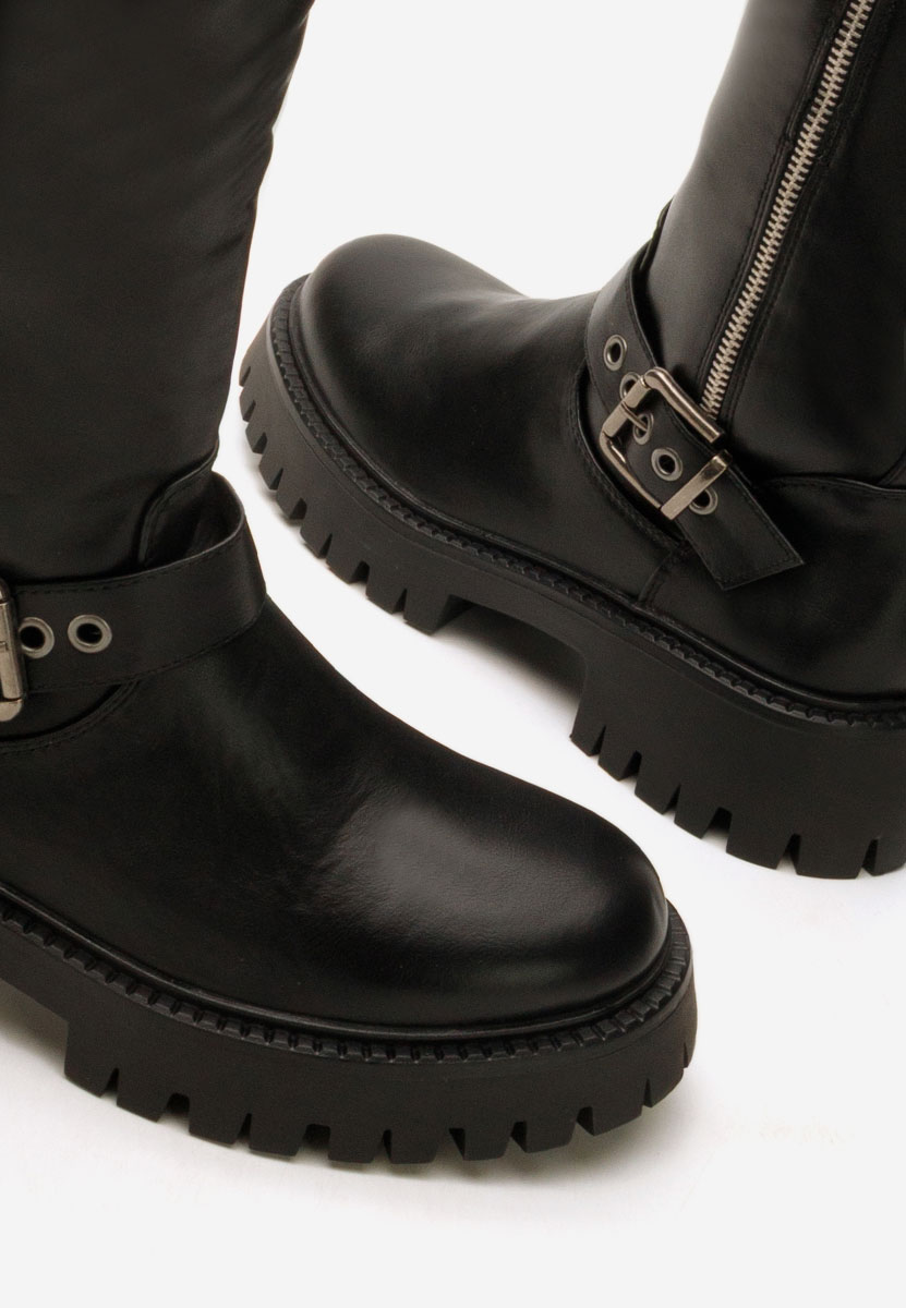 Ženske čizme Floriva crno