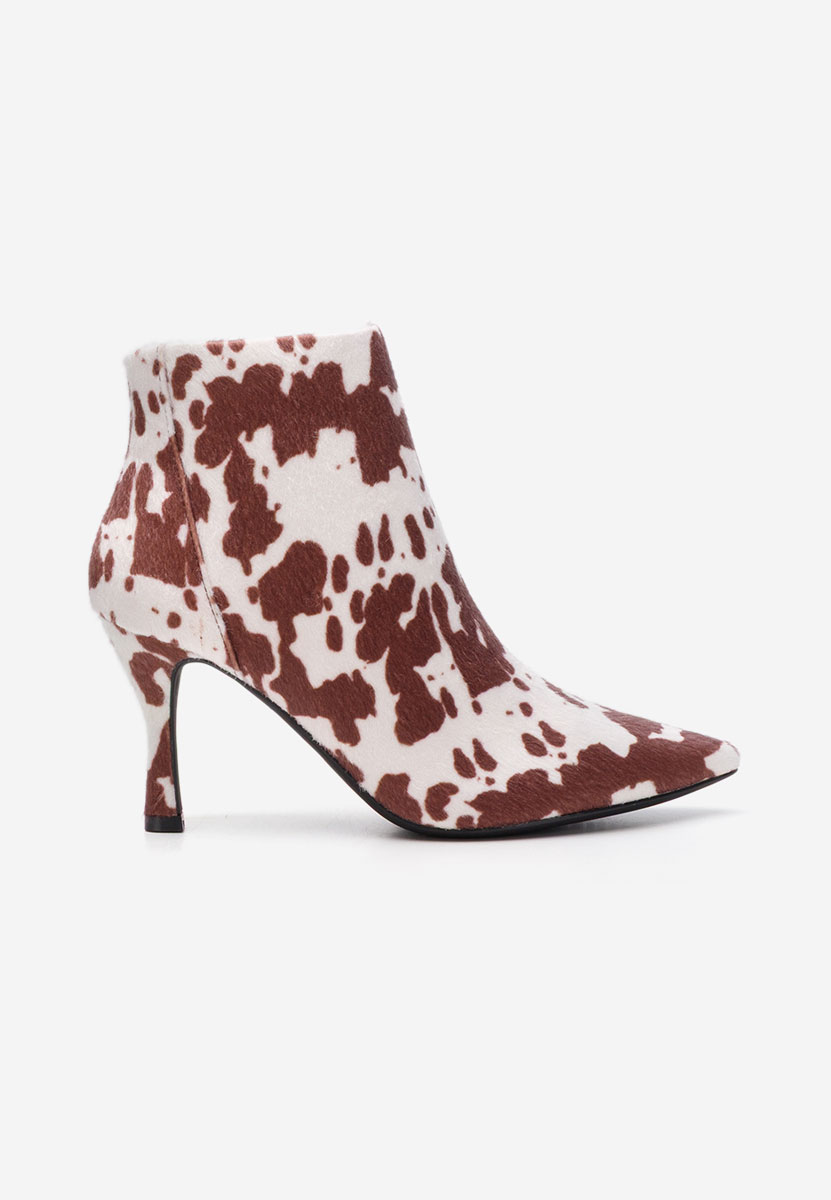 Štikle gležnjače Jinna životinjski print