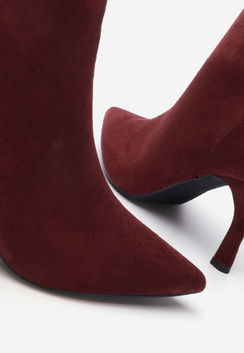 Štikle gležnjače Jinna granat