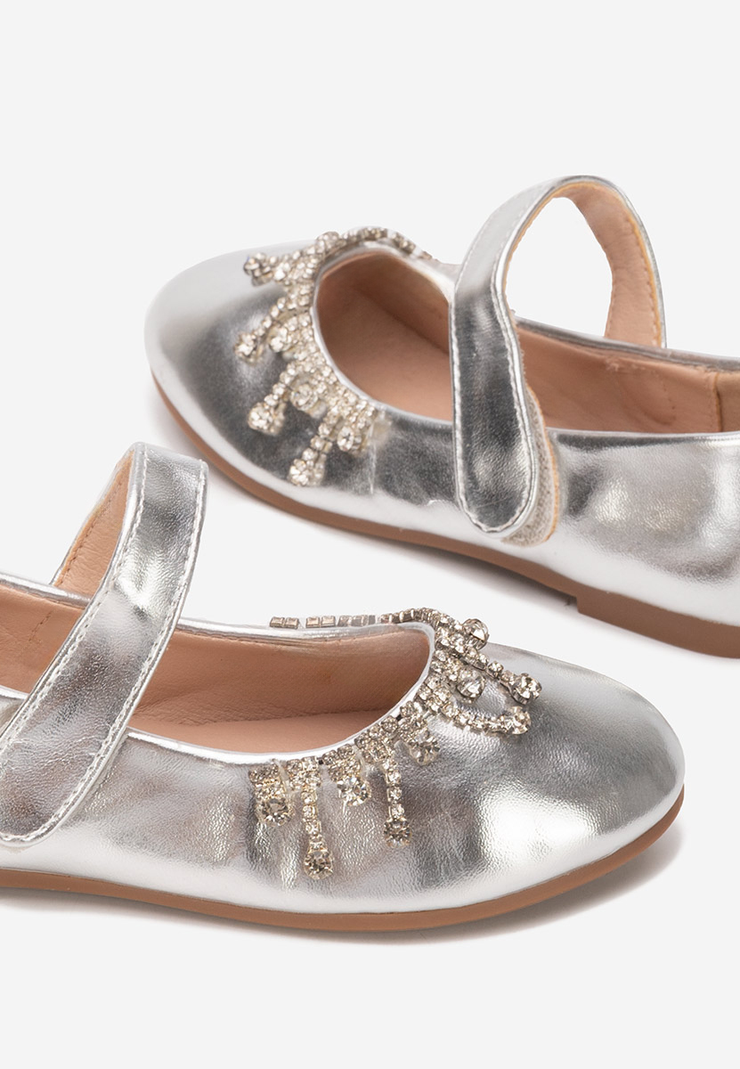 Cipele za djevojčice Carisea srebrno
