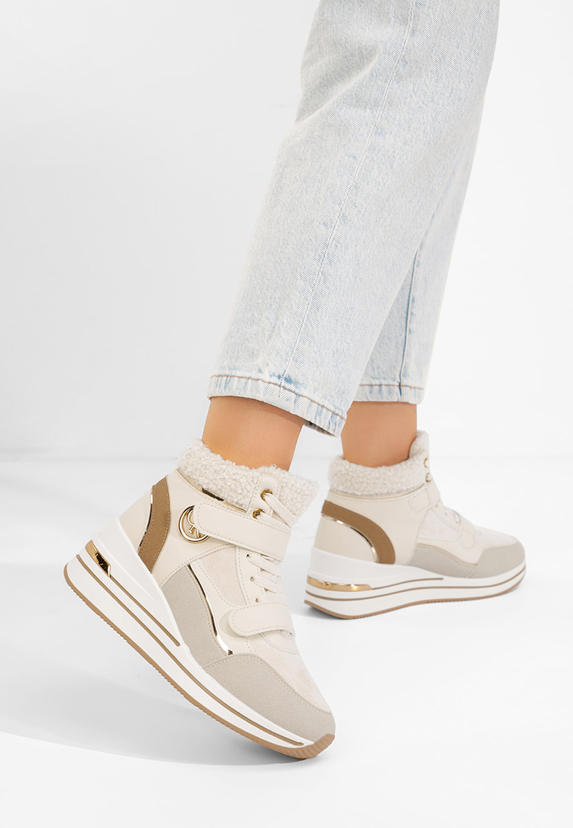 High-Top Sneakers Velaris bež