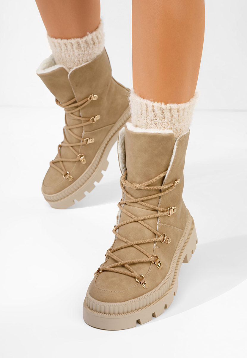 Zimske gojzerice za žene Solira kaki