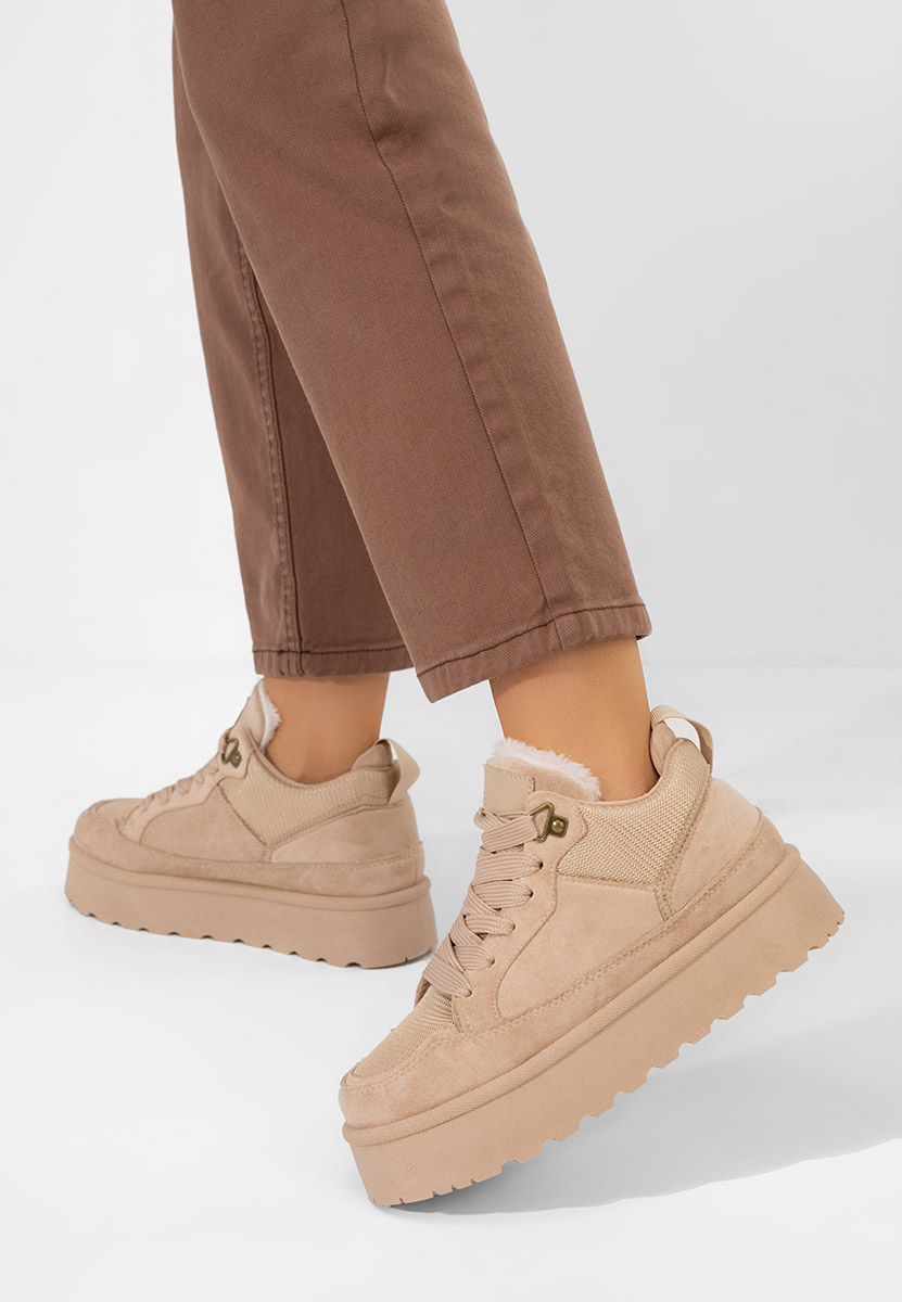 Tenisice sa platformom Isariel kaki