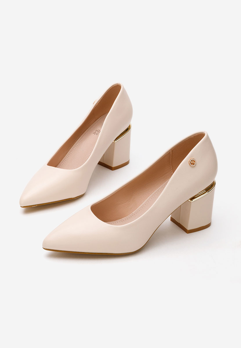 Elegantne cipele na petu Nelia V4 bež