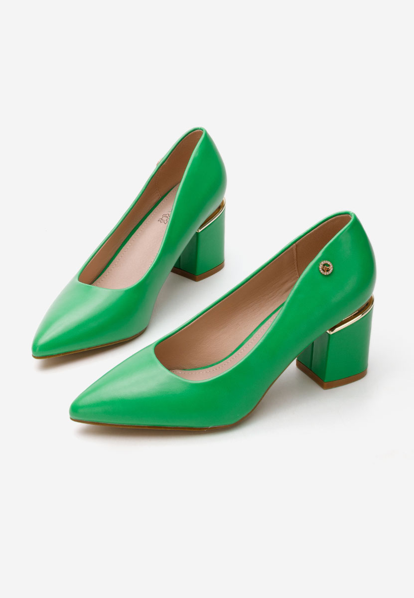 Elegantne cipele na petu Nelia V4 zeleno