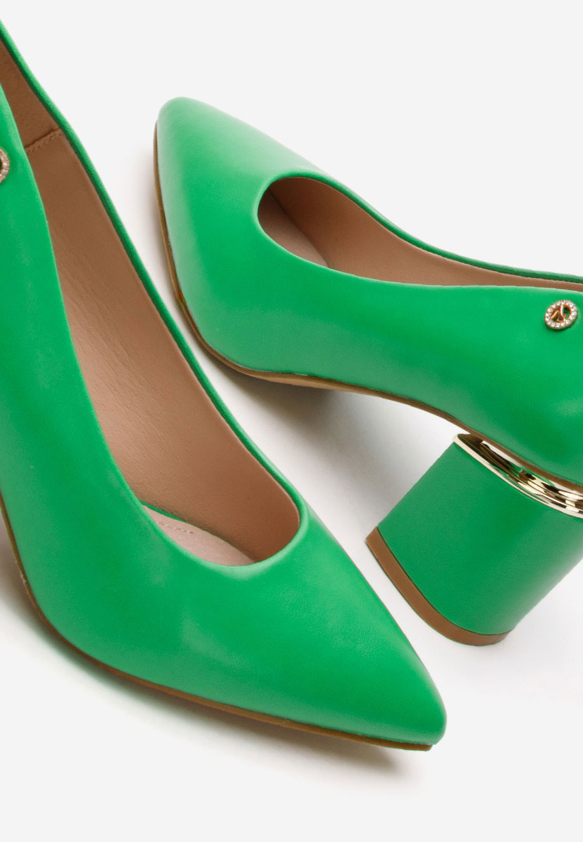 Elegantne cipele na petu Nelia V4 zeleno
