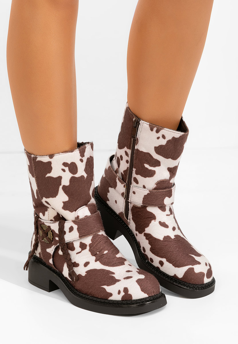 Ženske gležnjače Alasika životinjski print