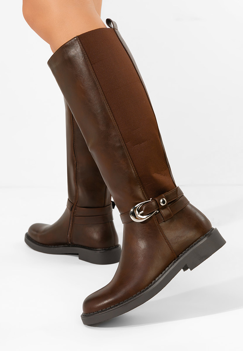 Duge čizme Cevina braon