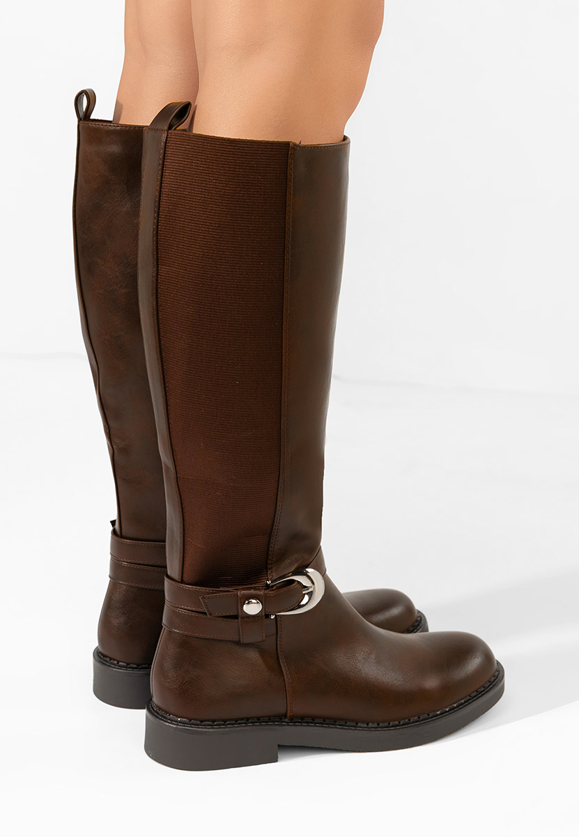 Duge čizme Cevina braon