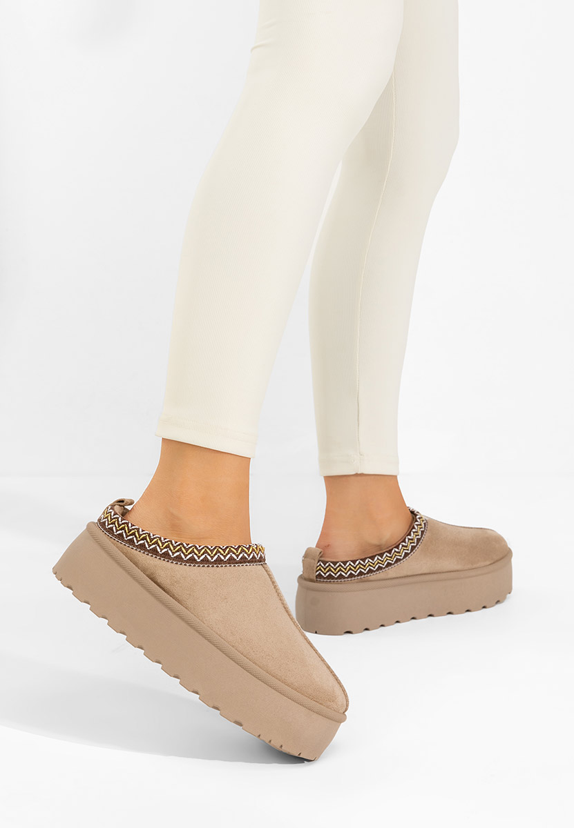 Ženske klompa Esmie kaki