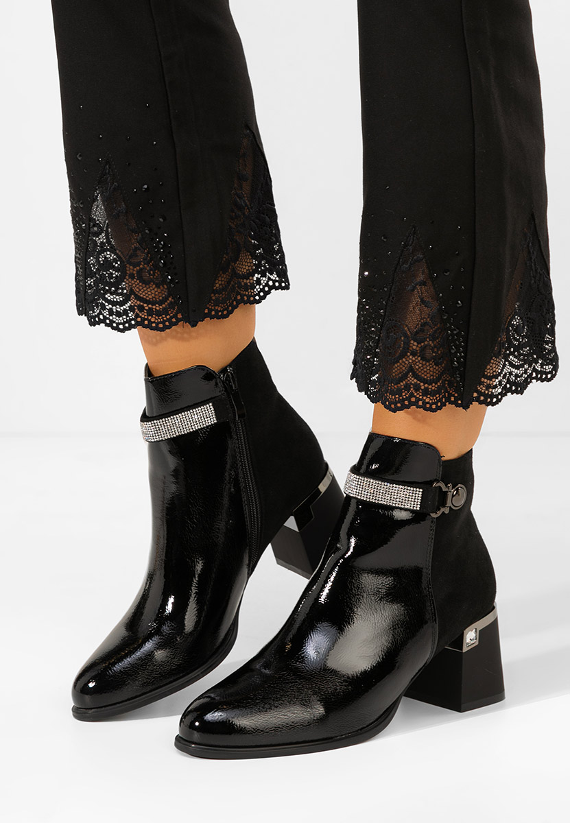 Elegantne gležnjače Grasiela crno