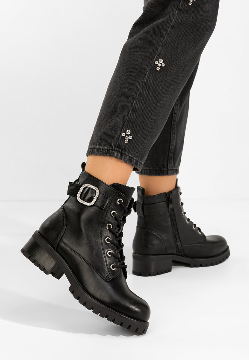 Ženske gležnjače Garneta V2 crno