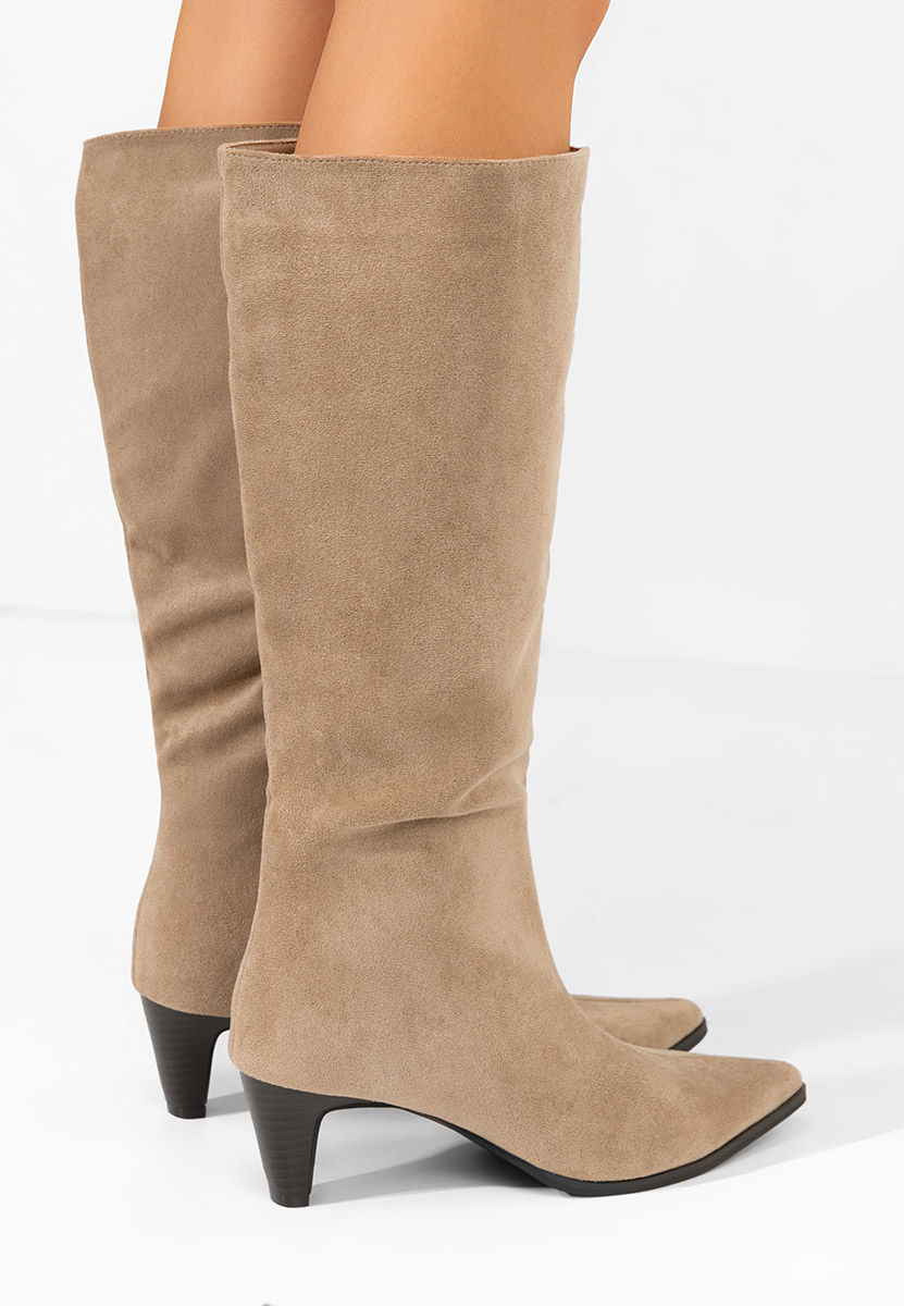 Elegantne čizme Favora kaki