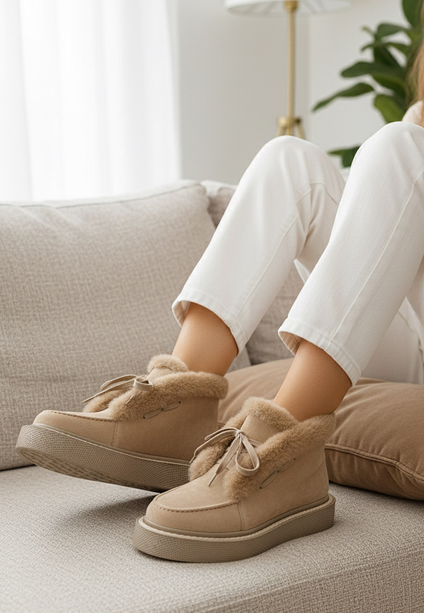 Zimske gojzerice za žene Hazey bež