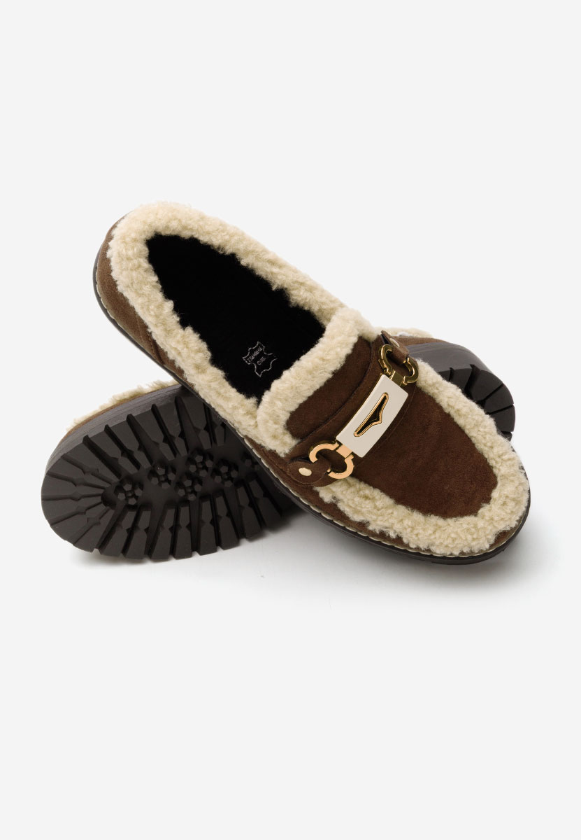 Ženske mokasinke Silvora braon