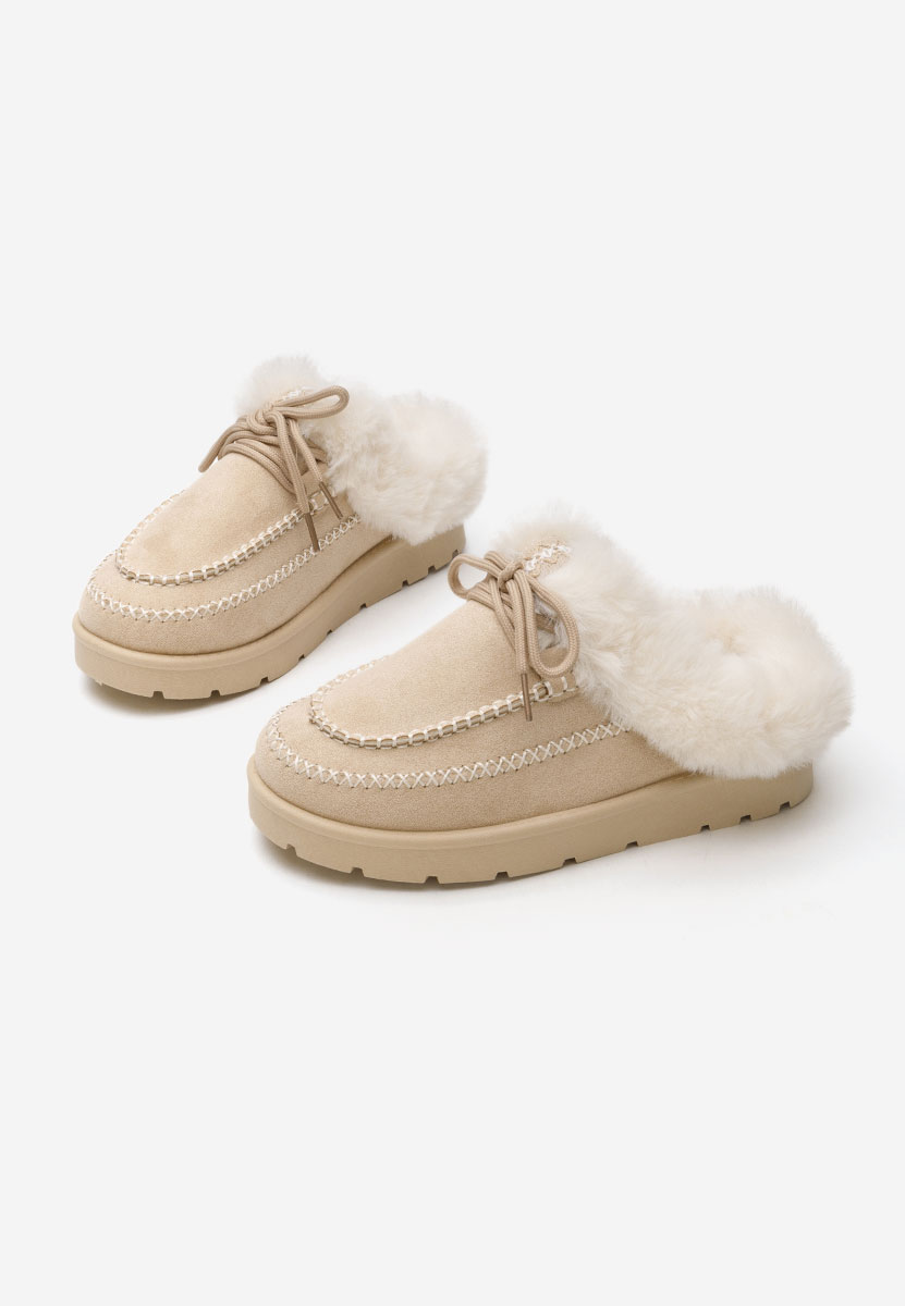 Ženske klompa Leainia bež Ženske klompa Leainia bež