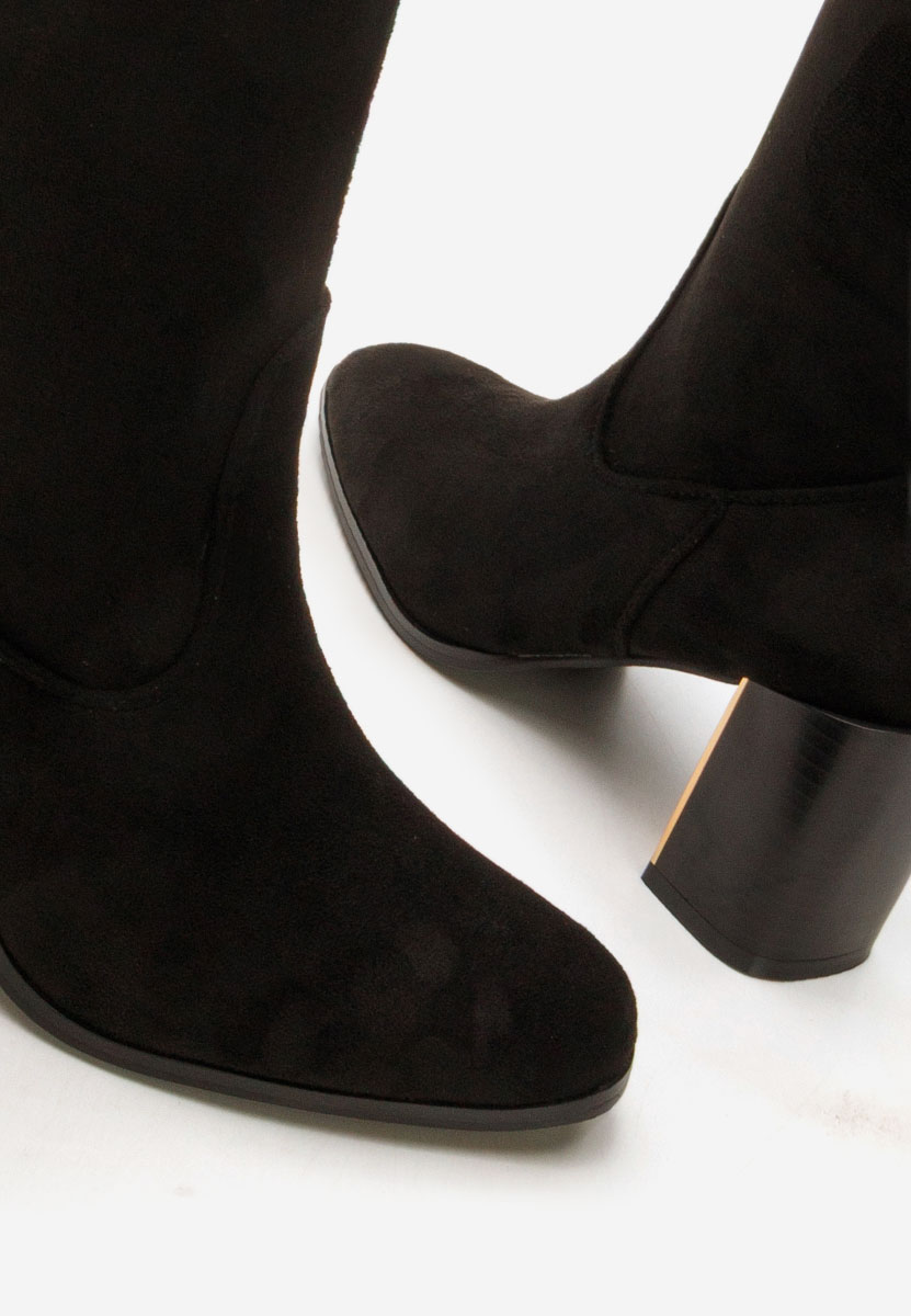 Čiizme iznad koljena Jeanne V2 crno