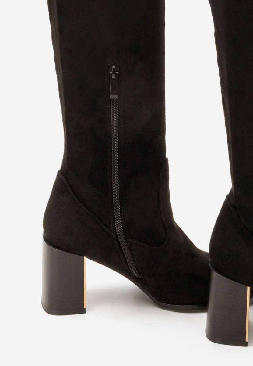 Čiizme iznad koljena Jeanne V2 crno