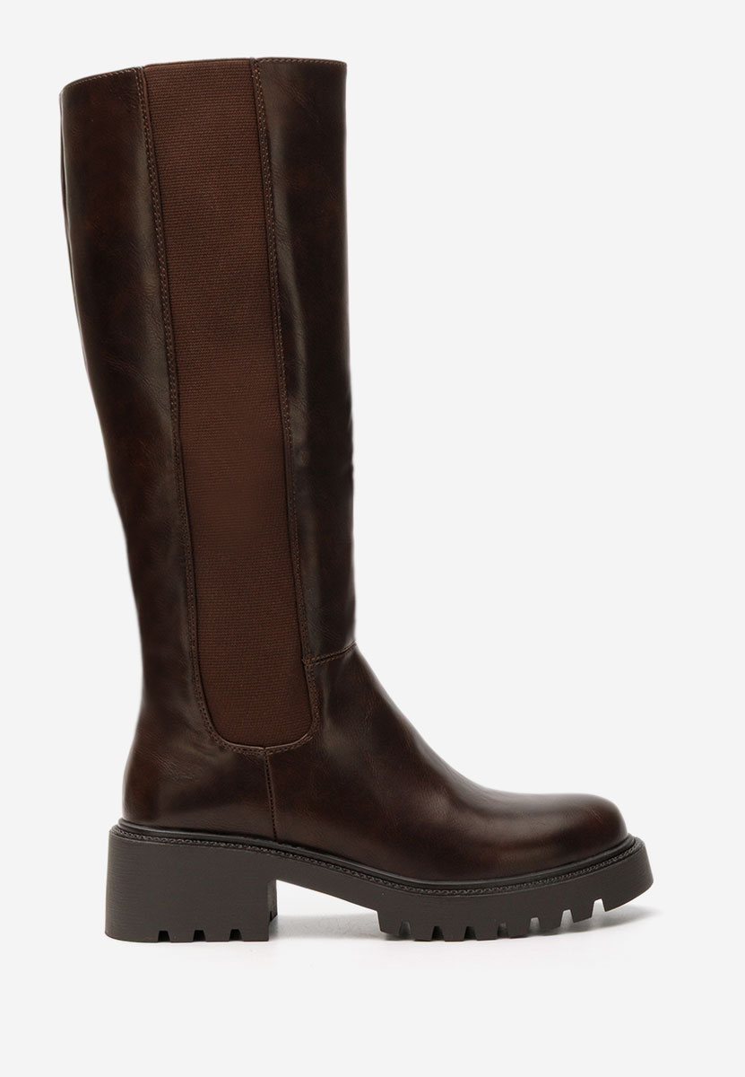 Duge čizme Calipso braon