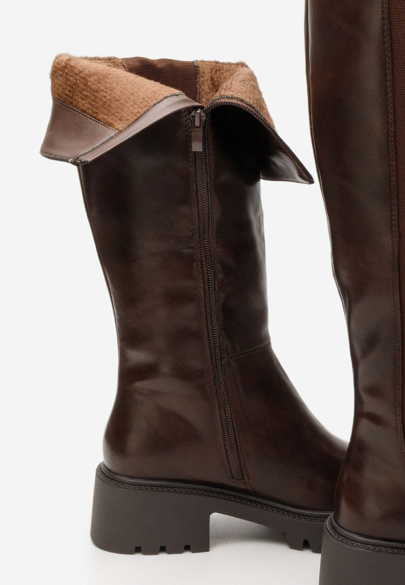 Duge čizme Calipso braon