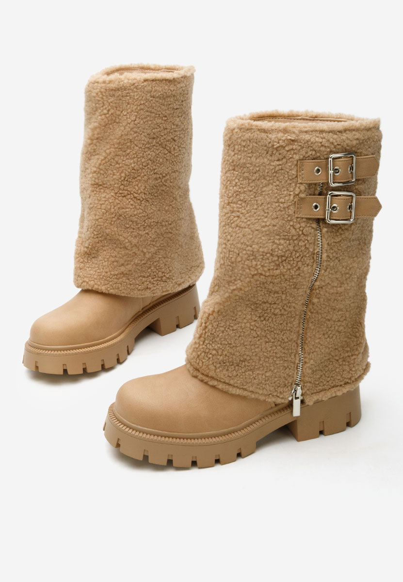 Ravne čizme Morina kaki