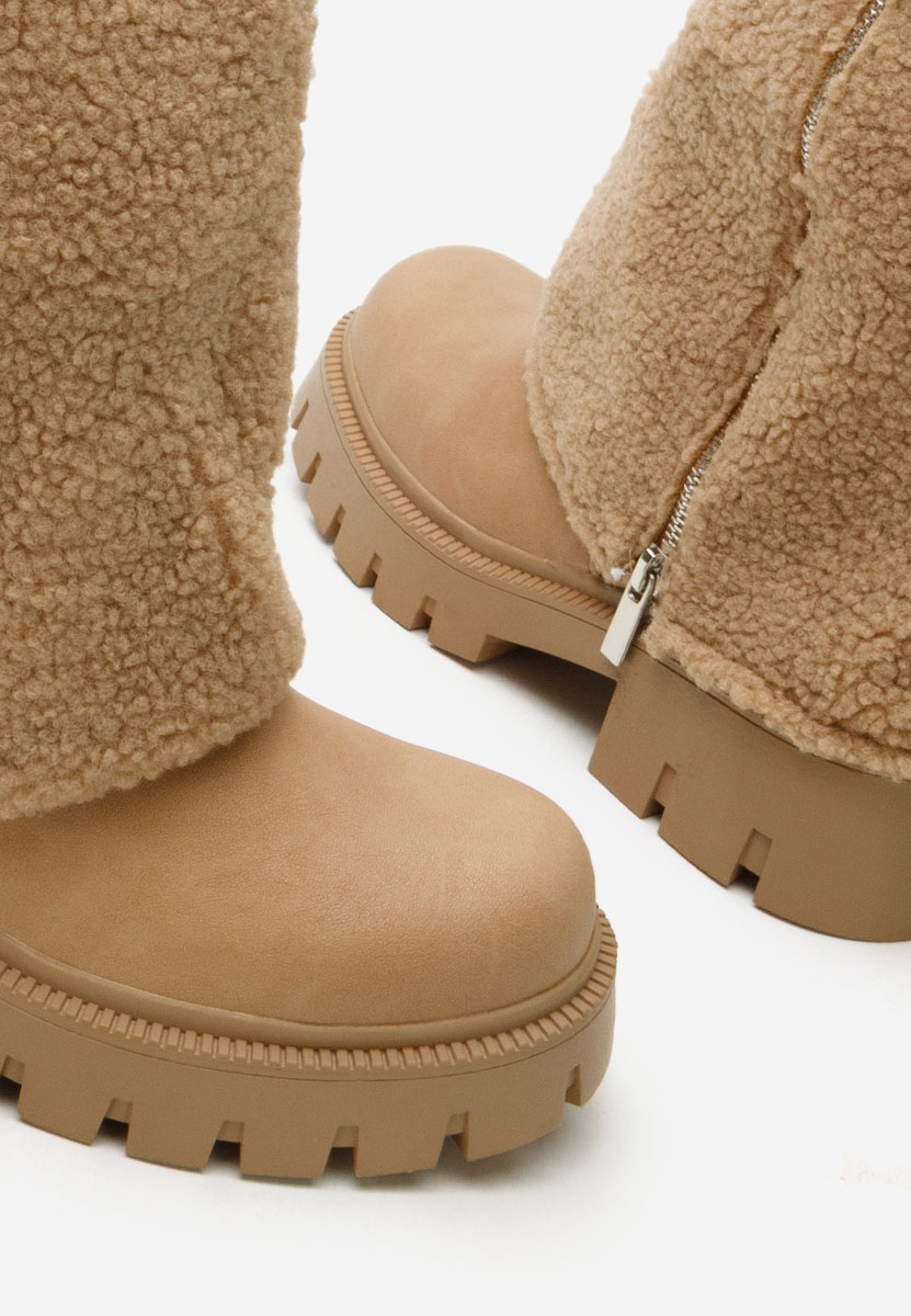 Ravne čizme Morina kaki