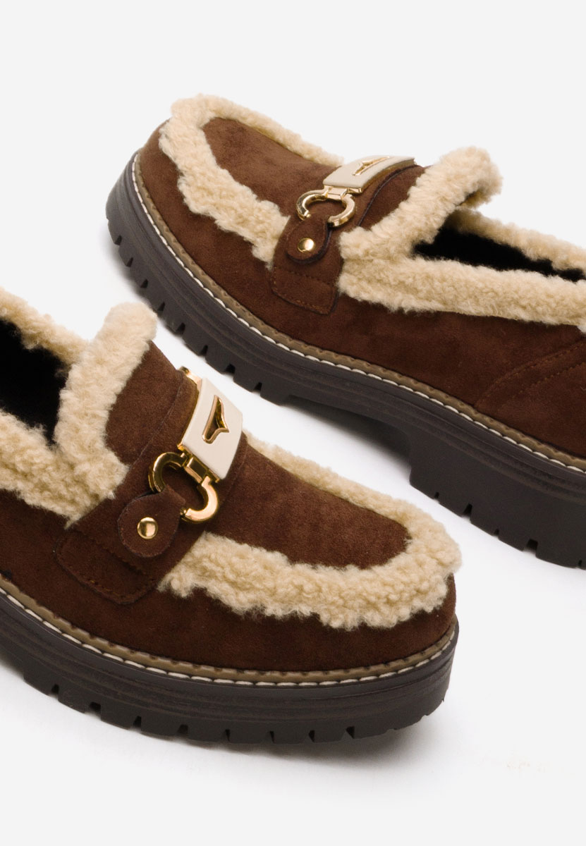 Ženske mokasinke Silvora braon