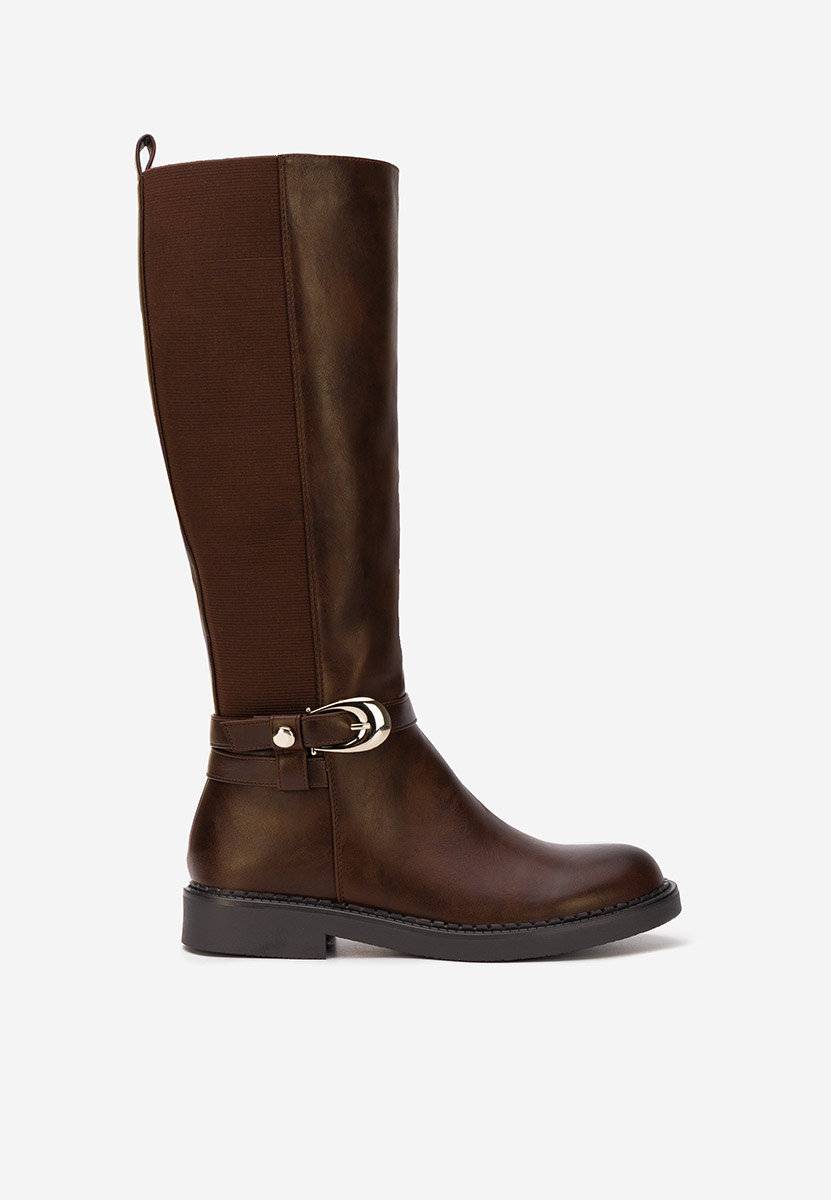 Duge čizme Cevina braon