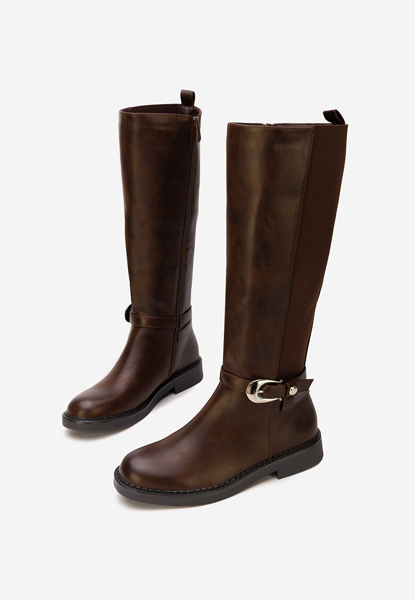 Duge čizme Cevina braon