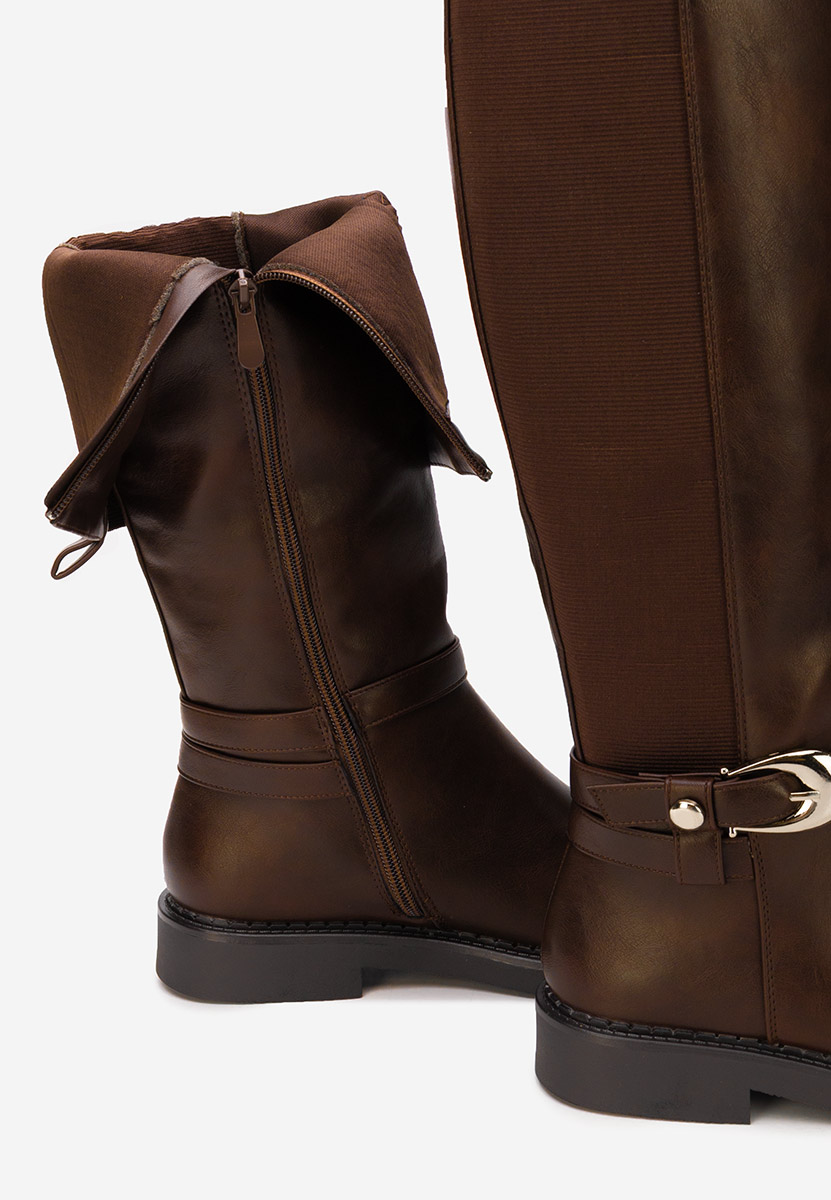 Duge čizme Cevina braon