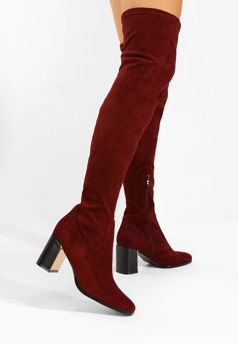 Čiizme iznad koljena Jeanne V2 granat