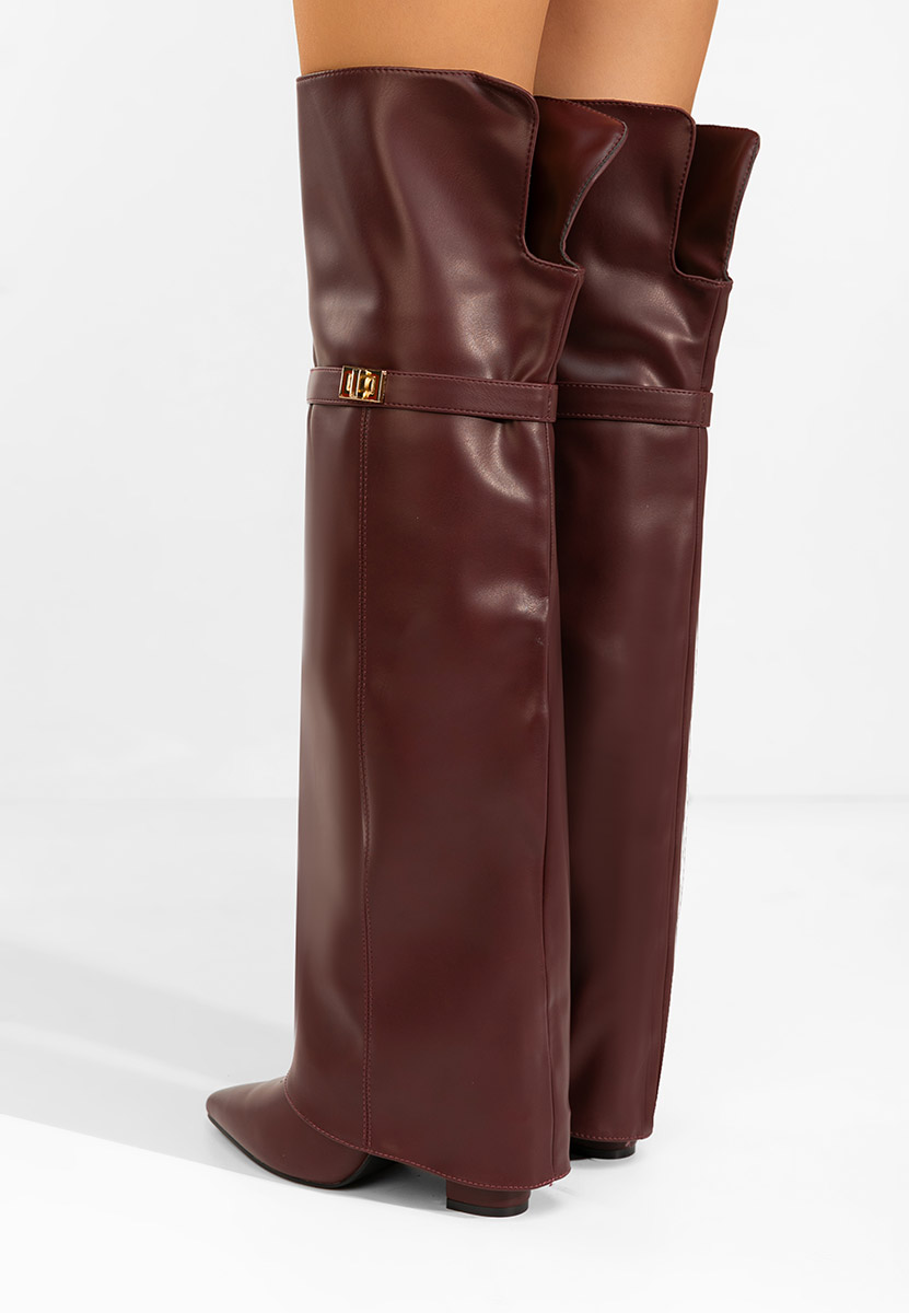 Čiizme iznad koljena Crisia granat